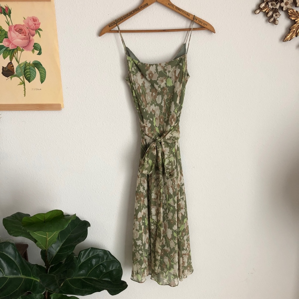 LOFT Silk Convertible Sash Tie Dress - Picture 5 of 8